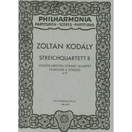 STREICHQUARTETT 2 OP.10