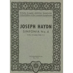 SYMPHONIE 4 D-DUR HOB.I:4