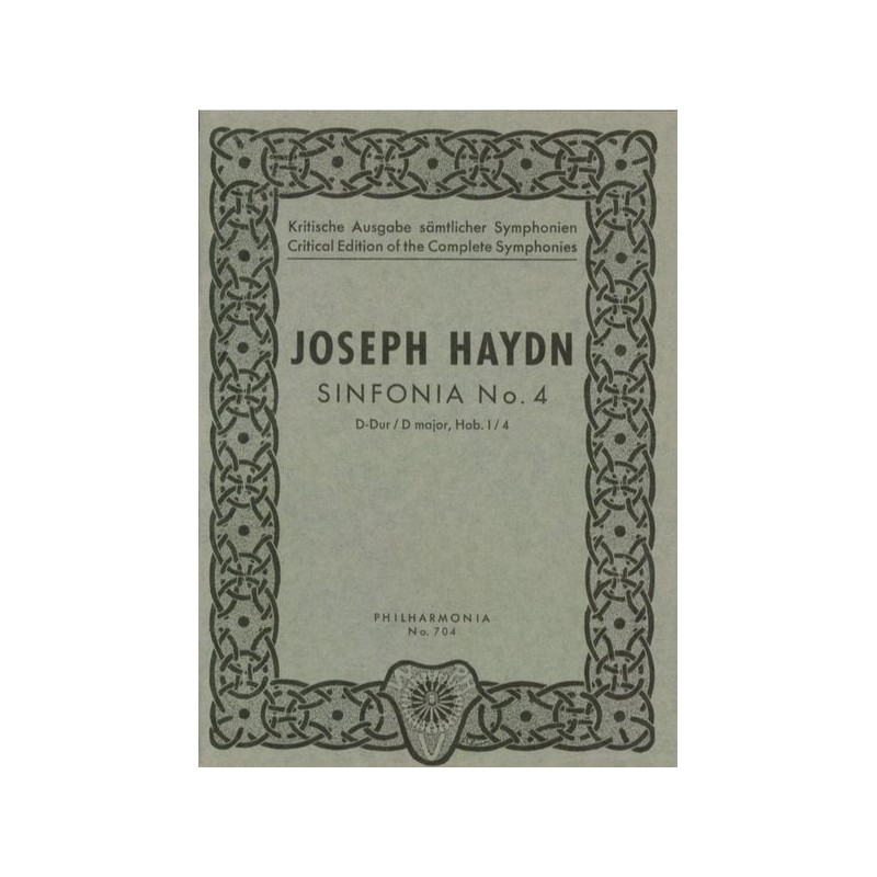 SYMPHONIE 4 D-DUR HOB.I:4