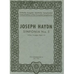 SYMPHONIE 5 A-DUR HOB.I:5