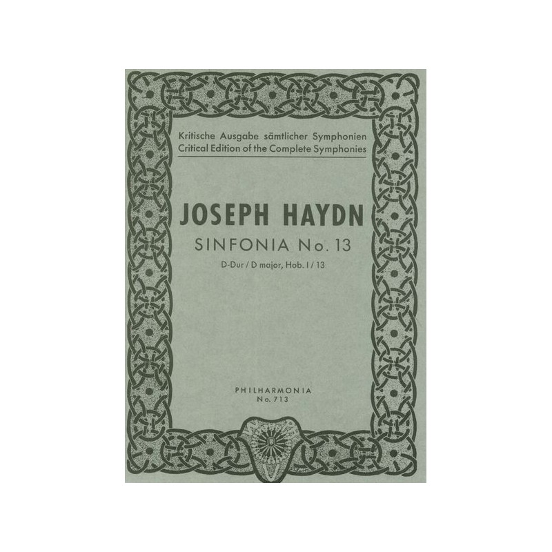 SYMPHONIE 13 D-DUR HOB.I:13