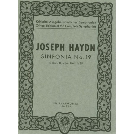 SYMPHONIE 19 D-DUR HOB.I:19