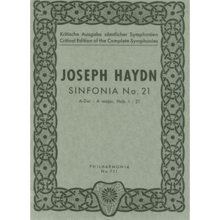 SYMPHONIE 21 A-DUR HOB.I:21