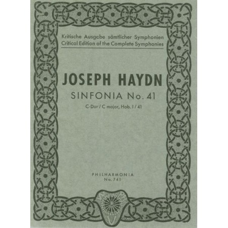 SYMPHONIE 41 C-DUR HOB.I:41