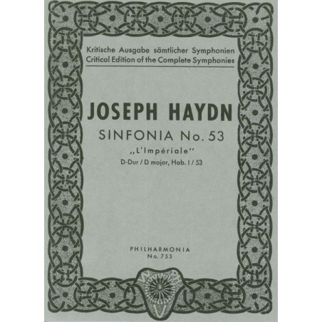 SYMPHONIE 53 D-DUR HOB.I:53 "L'IMPERIALE"