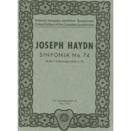 SYMPHONIE 74 ES-DUR HOB.I:74