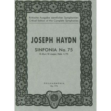 SYMPHONIE 75 D-DUR HOB.I:75