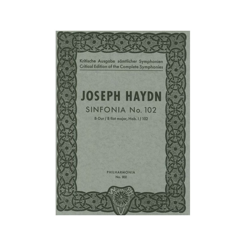 SYMPHONIE 102 B-DUR HOB.I:102