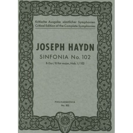 SYMPHONIE 102 B-DUR HOB.I:102
