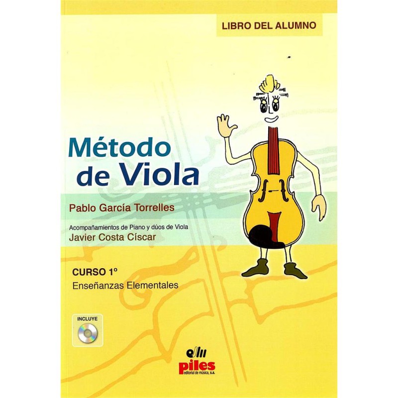 METODO DE VIOLA CURSO 1 + CD (ALUMNO)