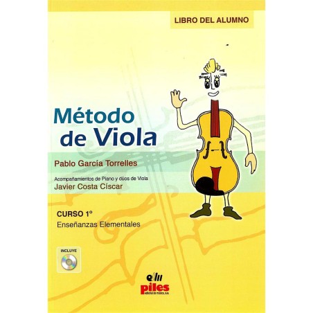 METODO DE VIOLA CURSO 1 + CD (ALUMNO)