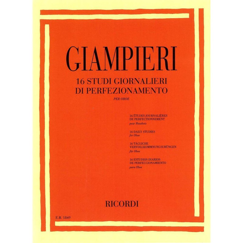 16 STUDI GIORNALIERI DI PERFEZIONAMENTO
