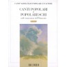 CANTI POPOLARI E POPOLARESCHI