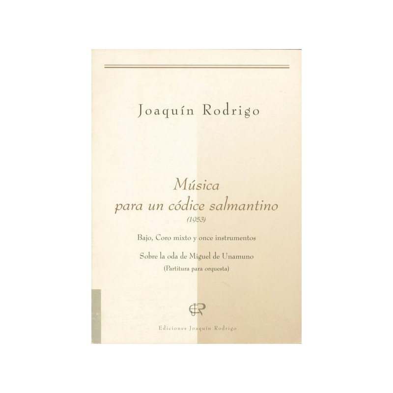 MUSICA PARA UN CODICE SALMANTINO