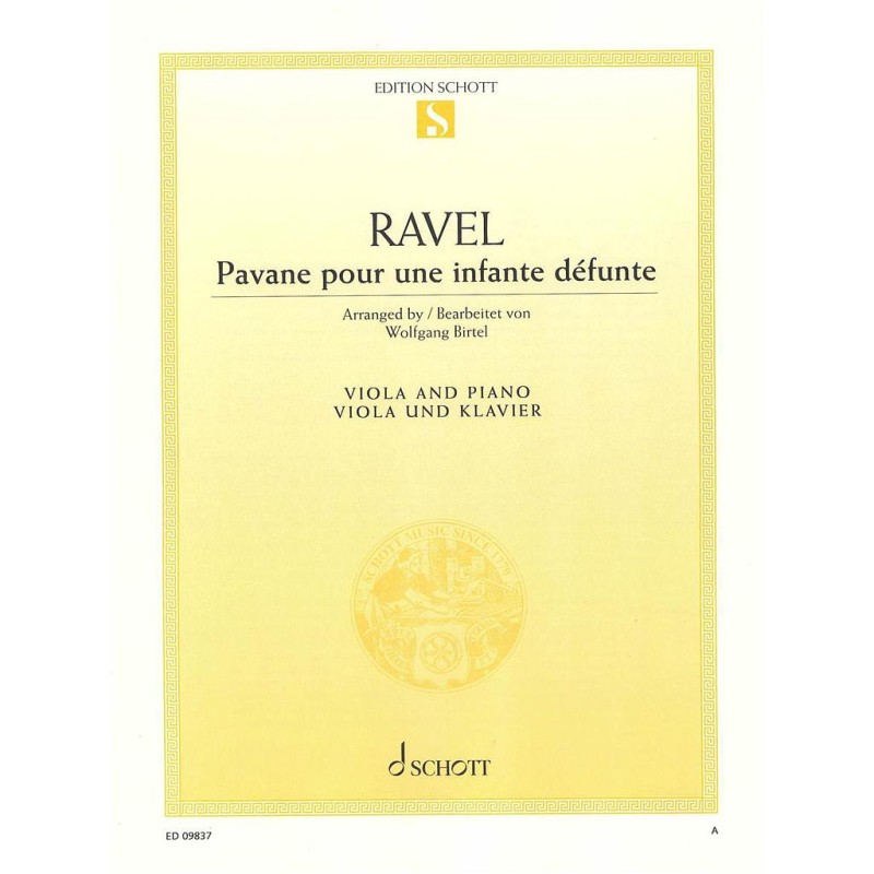 PAVANE POUR UNE INFANTE DEFUNTE