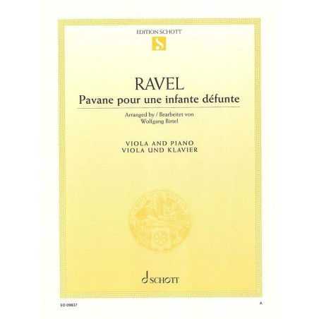PAVANE POUR UNE INFANTE DEFUNTE