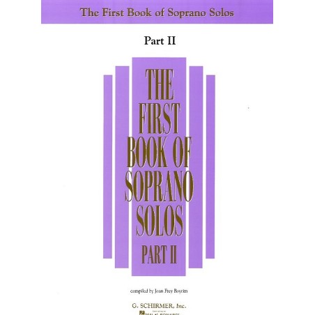 THE FIRST BOOK OF SOPRANO SOLOS 2