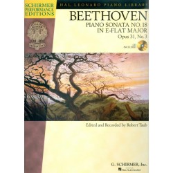 PIANO SONATA 18 E-FLAT MAJOR OP.31/3