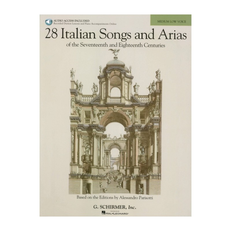 28 ITALIAN SONGS AND ARIAS + 2CD (LOW VOICE)