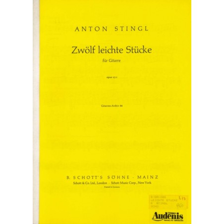 12 LEICHTE STUCKE OP.15C