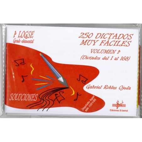 250 DICTADOS MUY FACILES VOL.1 GRADO ELEMENTAL