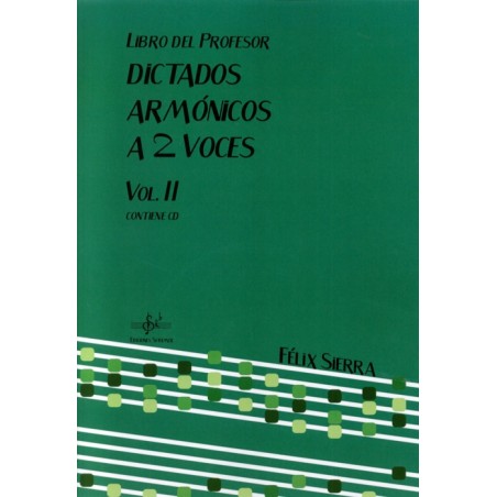 DICTADOS ARMONICOS A 2 VOCES VOL.2 (PROFESOR)