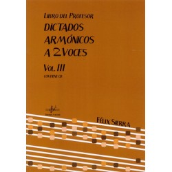 DICTADOS ARMONICOS A 2 VOCES VOL.3 (PROFESOR)