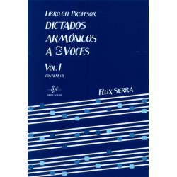 DICTADOS ARMONICOS A 3 VOCES VOL.1 (PROFESOR)