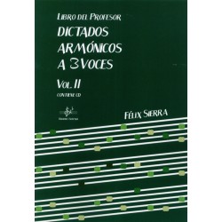 DICTADOS ARMONICOS A 3 VOCES VOL.2 (PROFESOR)