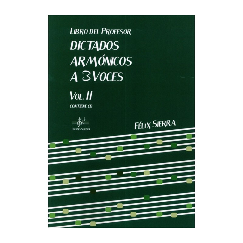 DICTADOS ARMONICOS A 3 VOCES VOL.2 (PROFESOR)