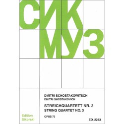 STREICHQUARTETT 3 OP 73