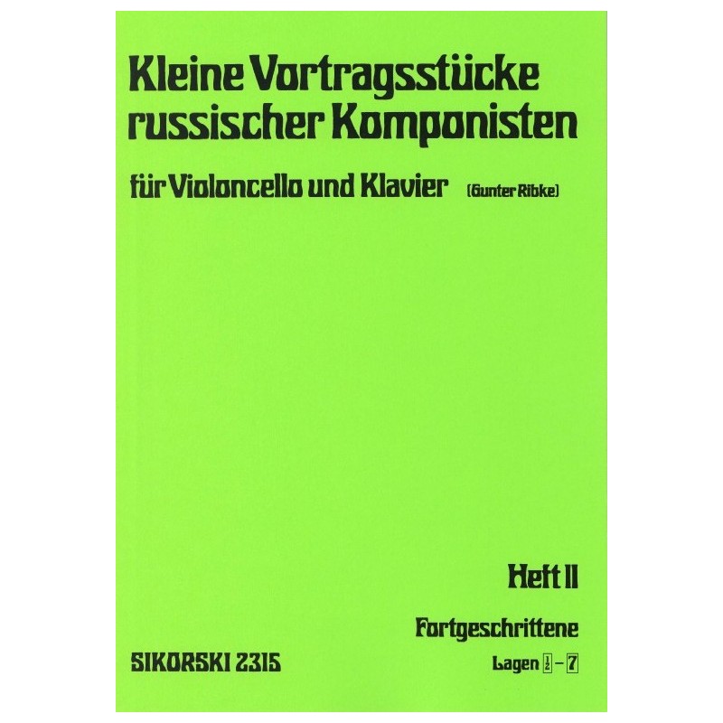 Kleine Vortragsstucke russischer Komponisten