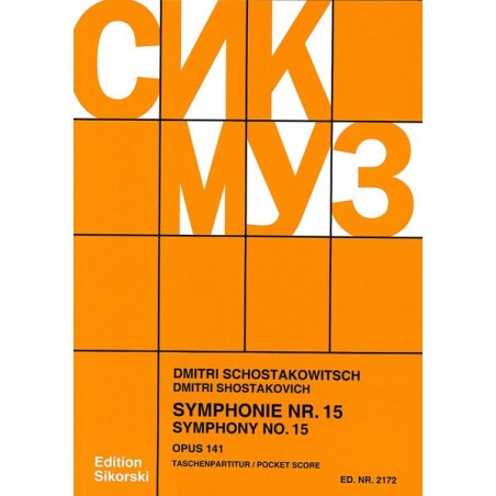 SYMPHONIE 15 OP. 141