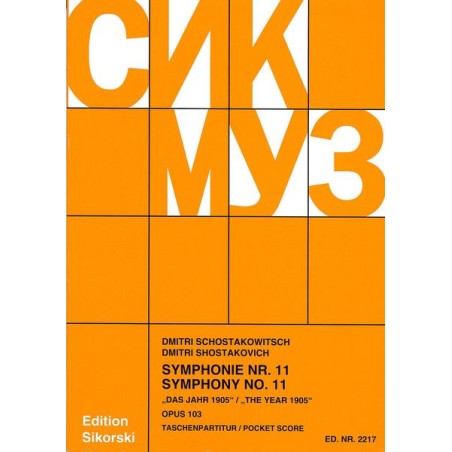 SYMPHONIE 11 OP 103