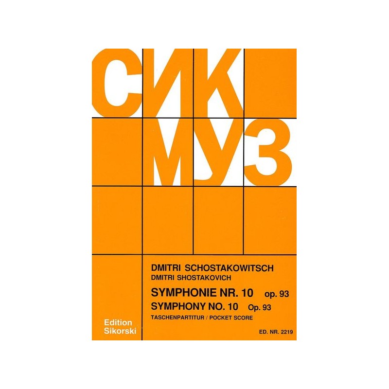 SYMPHONIE 10 OP 93
