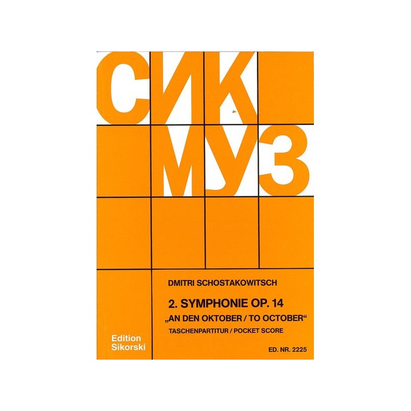 SYMPHONIE 2 OP.14 "TO OCTOBER"