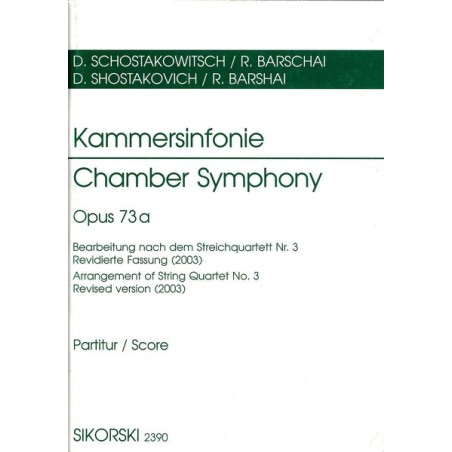CHAMBER SYMPHONY OP.73-A