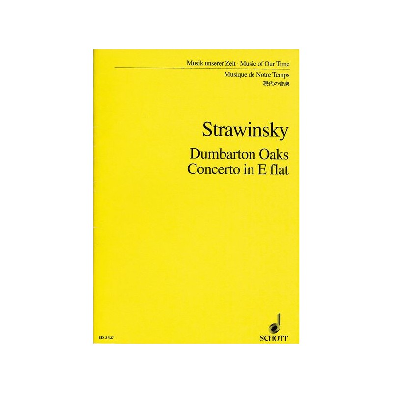 CONCERTO IN E FLAT MAJOR (DUMBARTON OAKS)