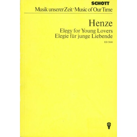 ELEGY FOR YOUNG LOVERS (OPERA IN THREE ACTS)