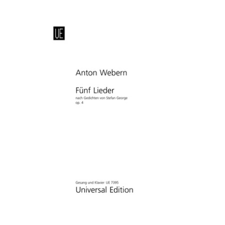 FUNF LIEDER OP 4