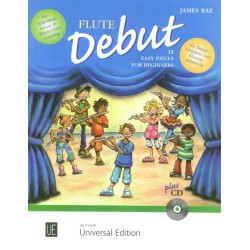 FLUTE DEBUT (12 EASY PIECES FOR BEGINNERS)