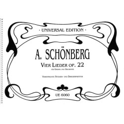 VIER LIEDER OP.22