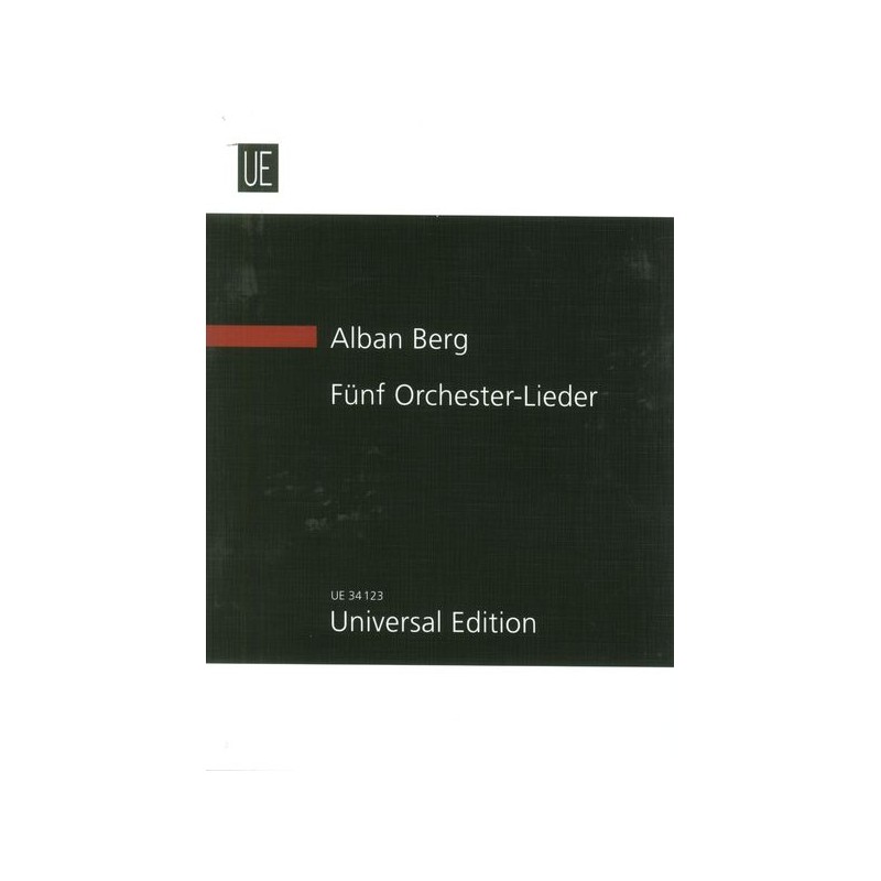 5 ORCHESTER-LIEDER