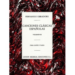 CANCIONES CLASICAS ESPAÑOLAS VOL.3