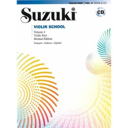 SUZUKI VIOLIN SCHOOL 4 (ESPAÑOL) + CD