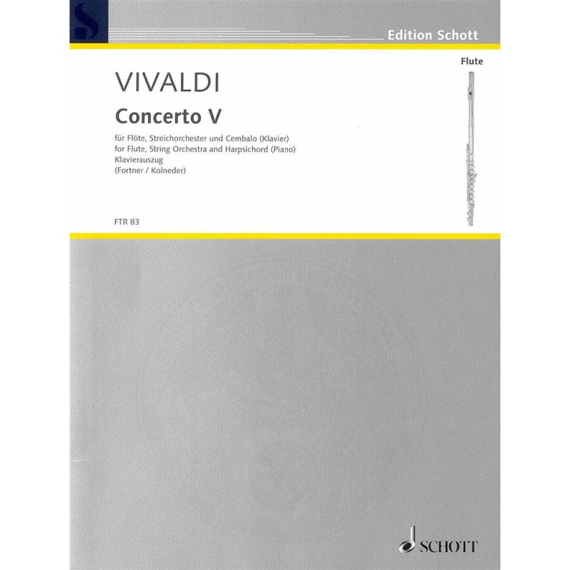 FLOTENKONZERT OP.10/5 RV.434