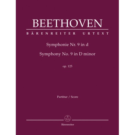 SYMPHONIE 9 D MOLL OP 125
