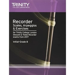 Recorder Scales, Arpeggios & Exercises Initial-Grade 8