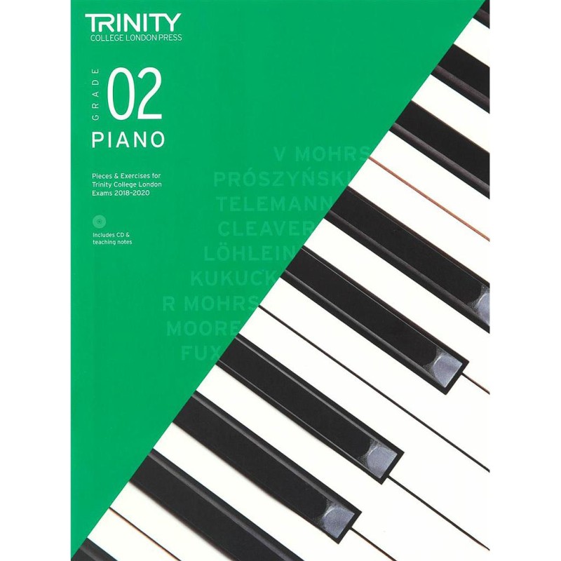 PIANO EXAM PIECES & EXERCISES 2018-2020 GR.2 + CD
