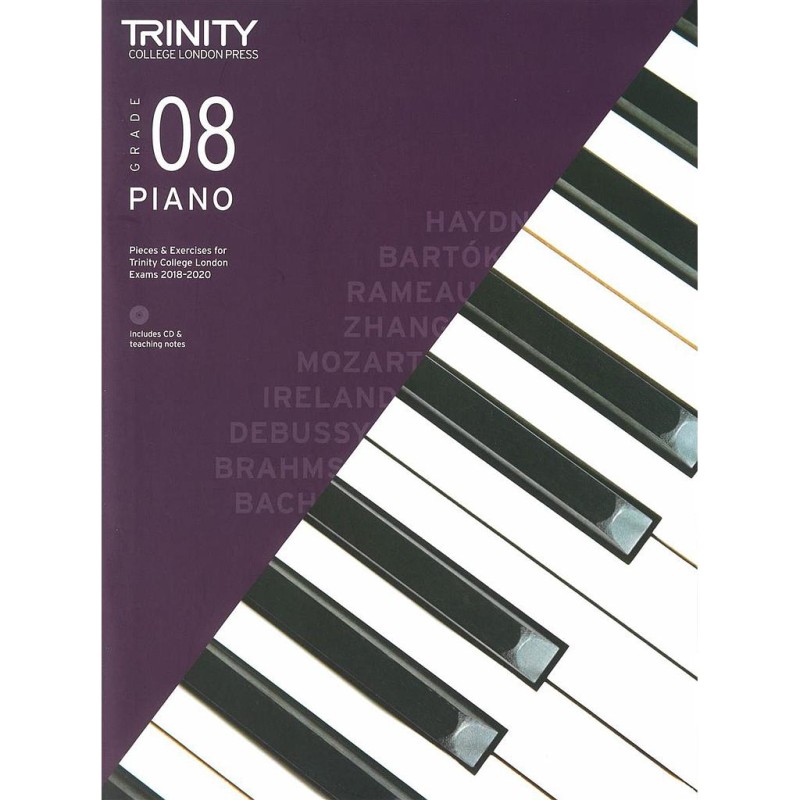 PIANO EXAM PIECES & EXERCISES 2018-2020 GR.8 + CD